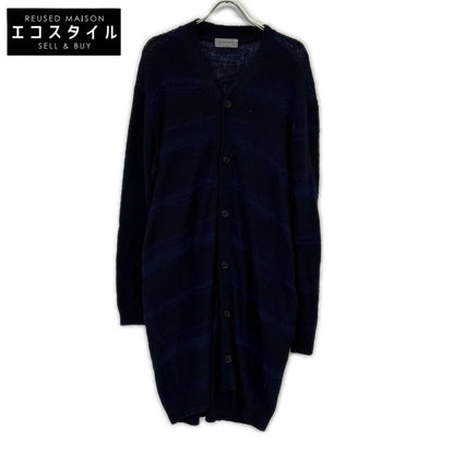 Yohji Yamamoto POUR HOMME 山本耀司 男士系列 24SS HS-K73-092 黑×蓝 BORDER LONG CD 上衣