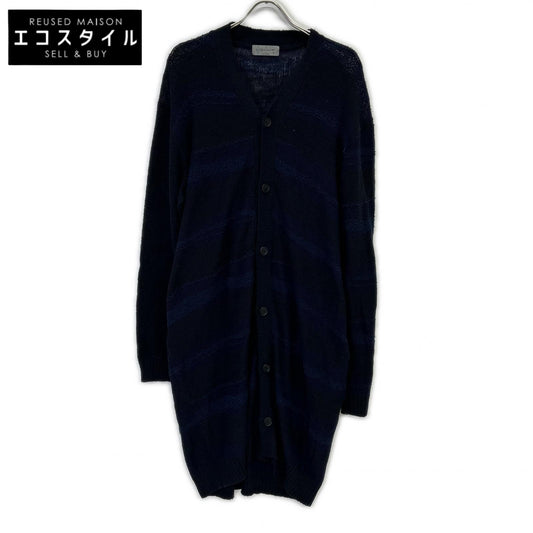Yohji Yamamoto POUR HOMME ヨウジヤマモトプールオム 24SS HS-K73-092 ブラック×ブルー BORDER LONG CD トップス
