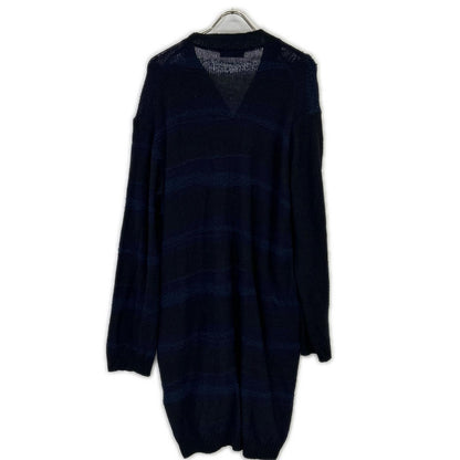 Yohji Yamamoto POUR HOMME 山本耀司 男士系列 24SS HS-K73-092 黑×蓝 BORDER LONG CD 上衣