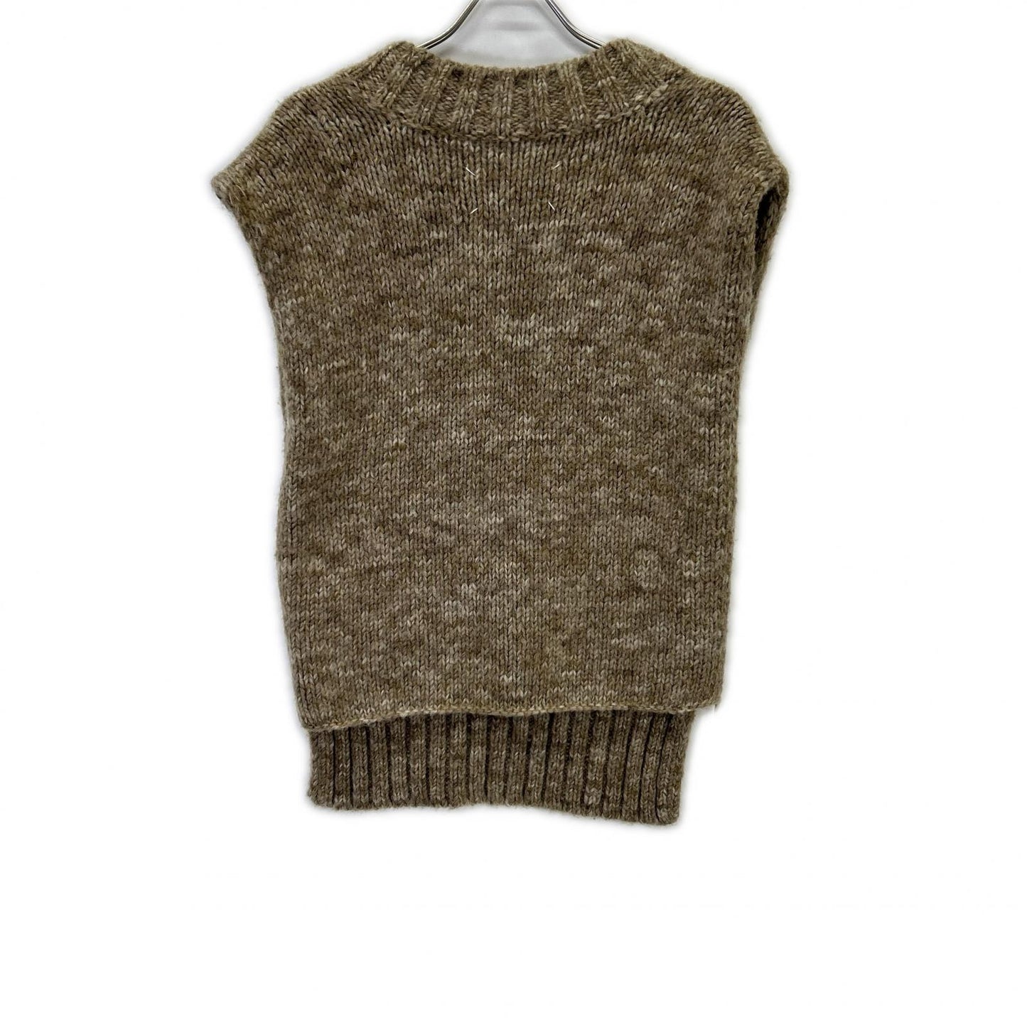 Maison Margiela 马吉拉 22AW SI0TH0001 米色 植物染色针织罩衫 马甲