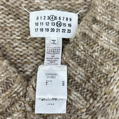 Maison Margiela 马吉拉 22AW SI0TH0001 米色 植物染色针织罩衫 马甲