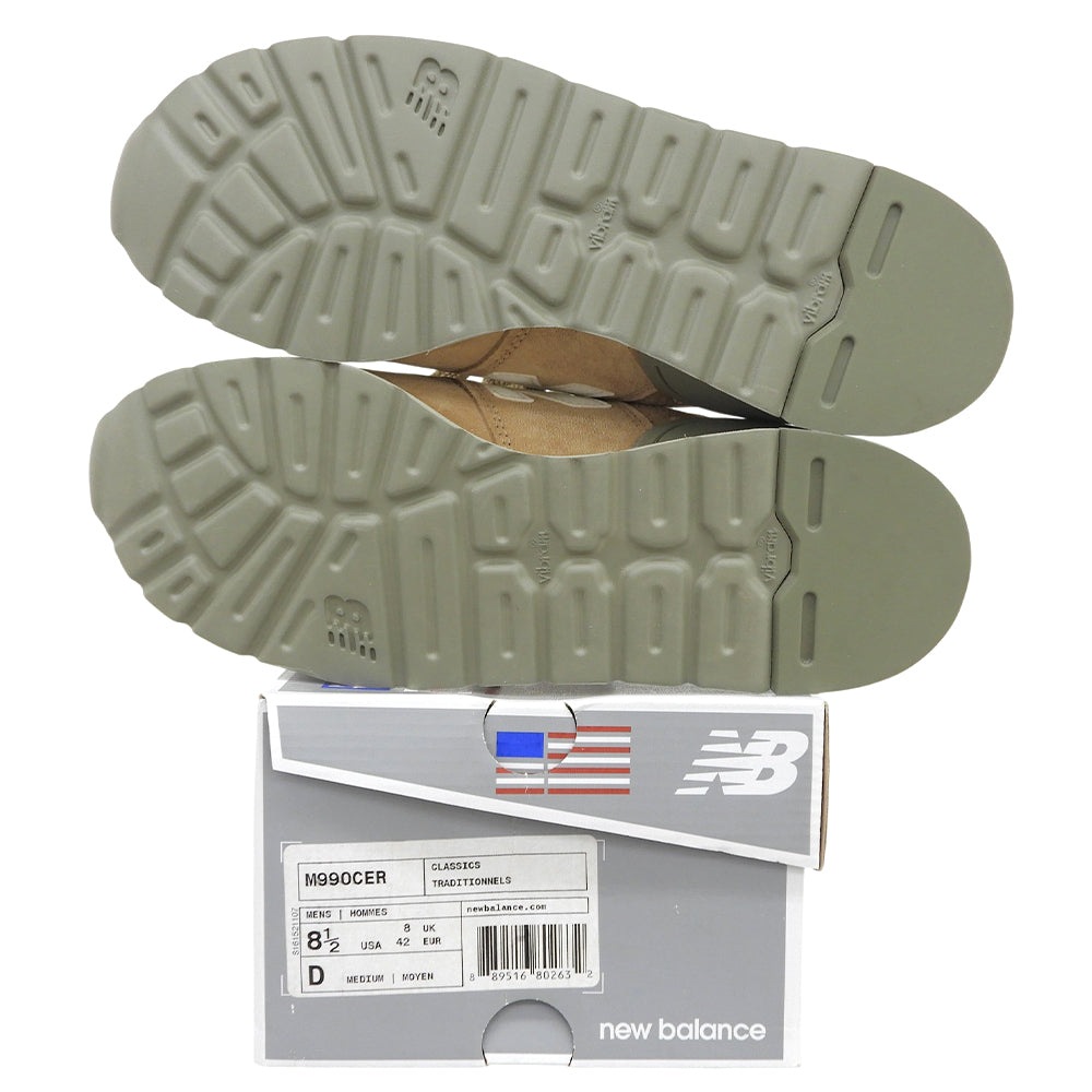 NEW BALANCE New Balance Like New USA Made Low-cut Sneakers Shoes Men's Beige 8 1/2D M990CER Shoes