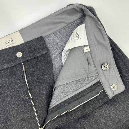 AMIalexandremattiussi アミアレクサンドルマテュッシ HTR836.WO0009 25AW グレー ウールシルク スラックスパンツ ボトムス
