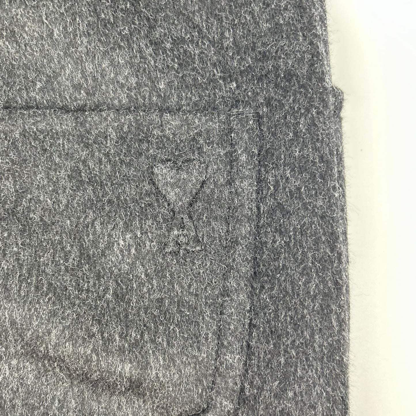 AMIalexandremattiussi アミアレクサンドルマテュッシ HTR836.WO0009 25AW グレー ウールシルク スラックスパンツ ボトムス