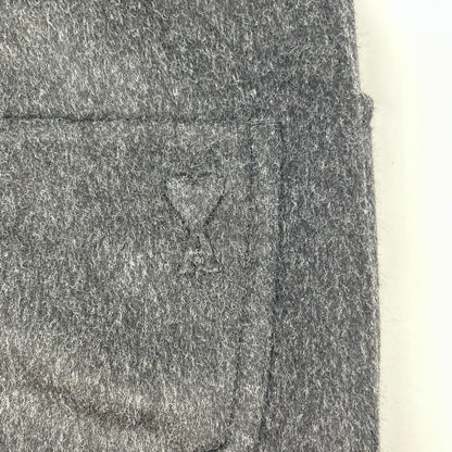 AMIalexandremattiussi アミアレクサンドルマテュッシ HTR836.WO0009 25AW グレー ウールシルク スラックスパンツ ボトムス