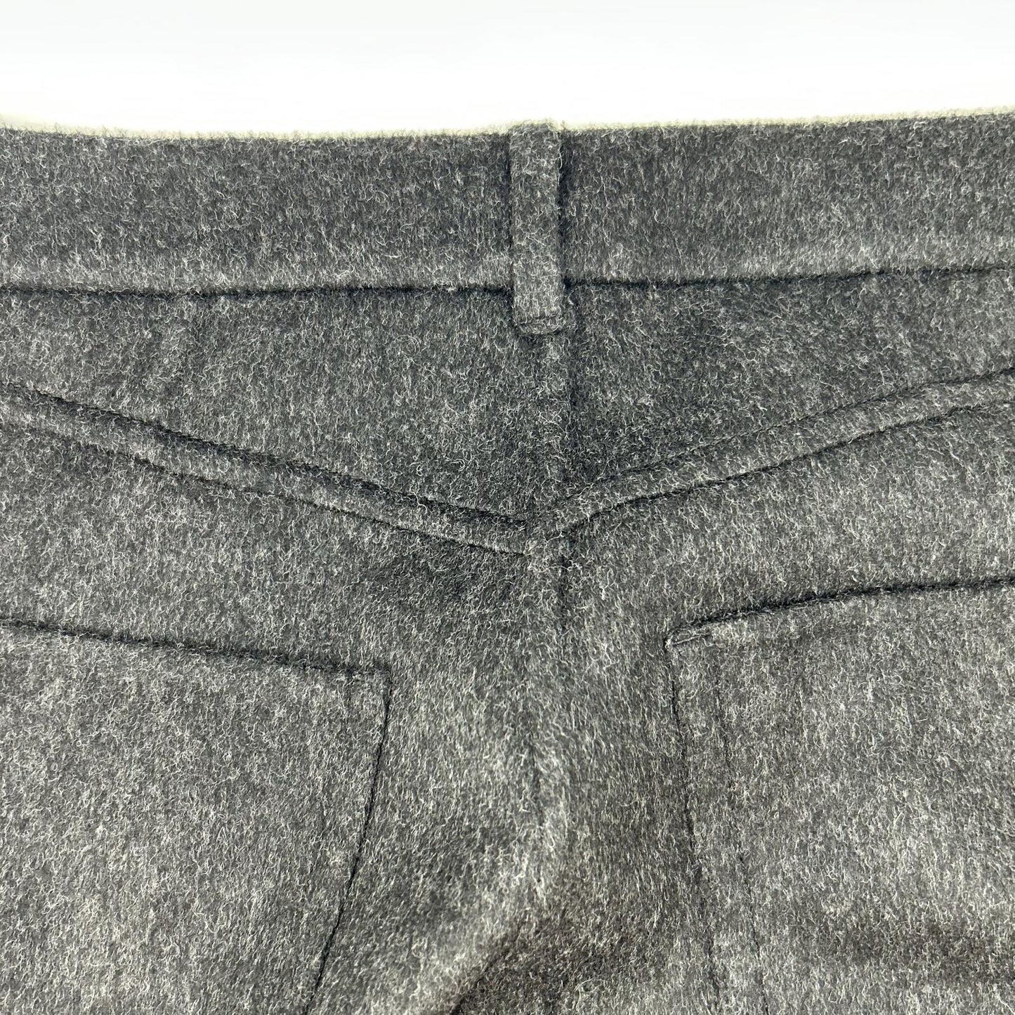 AMIalexandremattiussi アミアレクサンドルマテュッシ HTR836.WO0009 25AW グレー ウールシルク スラックスパンツ ボトムス