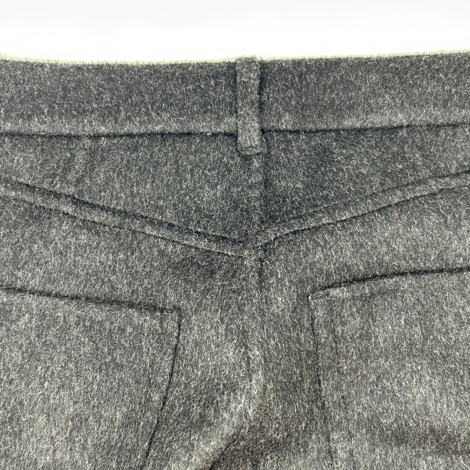 AMIalexandremattiussi アミアレクサンドルマテュッシ HTR836.WO0009 25AW グレー ウールシルク スラックスパンツ ボトムス
