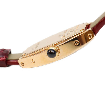 Cartier カルティエ W1537238 Lanières mini Tonneau 18K PG quartz watch wristwatch