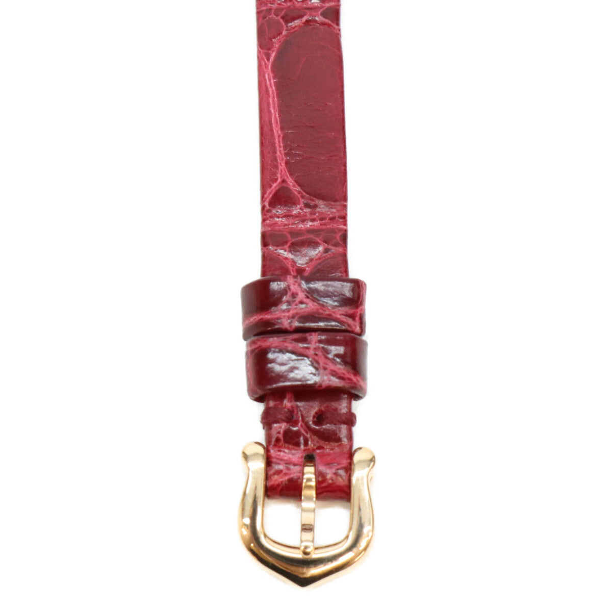Cartier カルティエ W1537238 Lanières mini Tonneau 18K PG quartz watch wristwatch