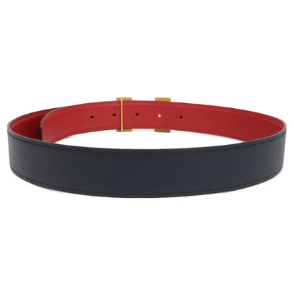 HERMES 1996 Constance 70 Reversible Leather Belt with Circle Z Engraving