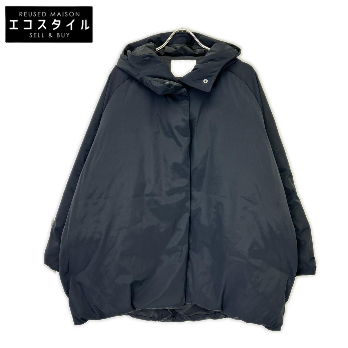RDZ10A2407A0001 黑色 高性能面料 腰带连帽羽绒服 大衣 F 女士