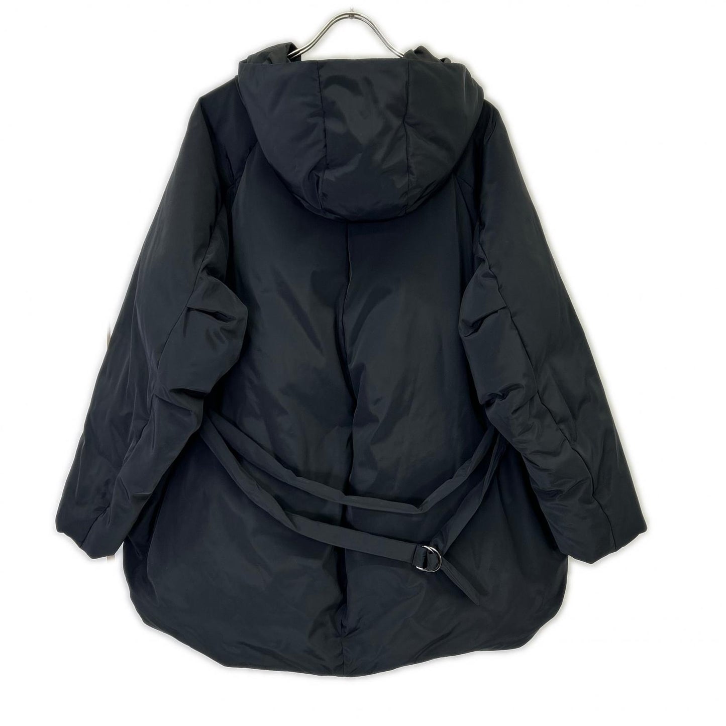 RDZ10A2407A0001 Black High-Performance Fabric Belted Hooded Down Coat F Women's