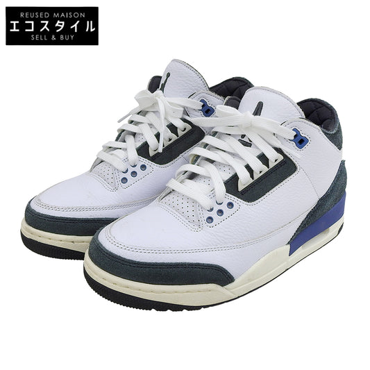 NIKE ナイキ 美品 エアジョーダン3 レトロ OG SP "フォー ザ ラブ" シューズ メンズ ホワイト/グレー系 25cm HV8571-100 シューズ