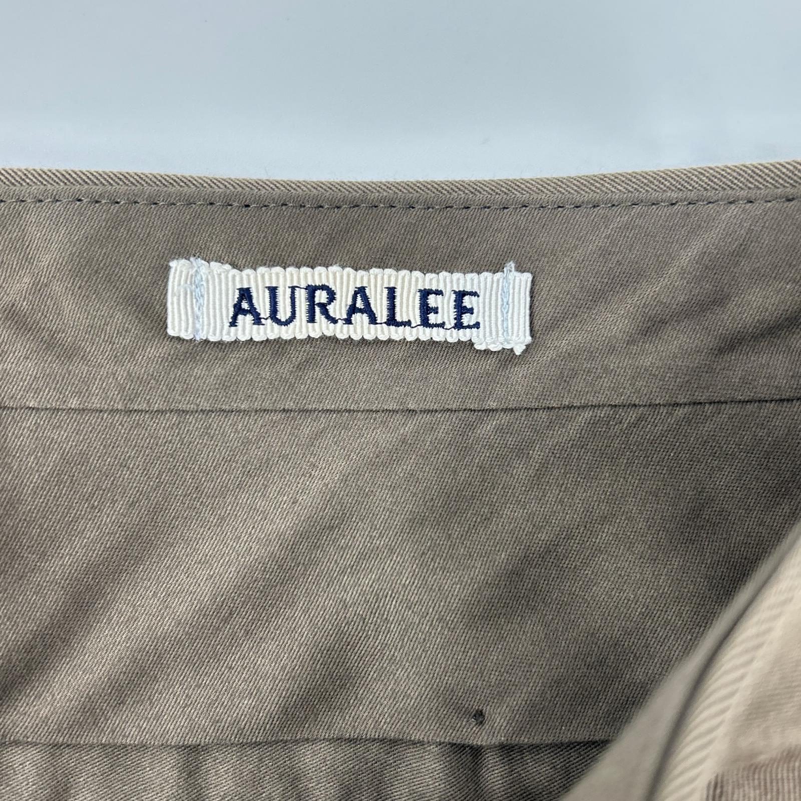 AURALEE 24AW Brown A24AP03MG LIGHT WOOL MAX GABARDINE TWO-TUCK