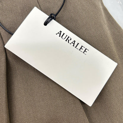 AURALEE オーラリー 24AW ブラウン A24AP03MG LIGHT WOOL MAX GABARDINE TWO-TUCK SLACKS ボトムス