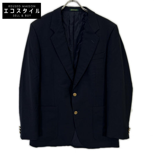 Black Gold Button Tailored Jacket for Men