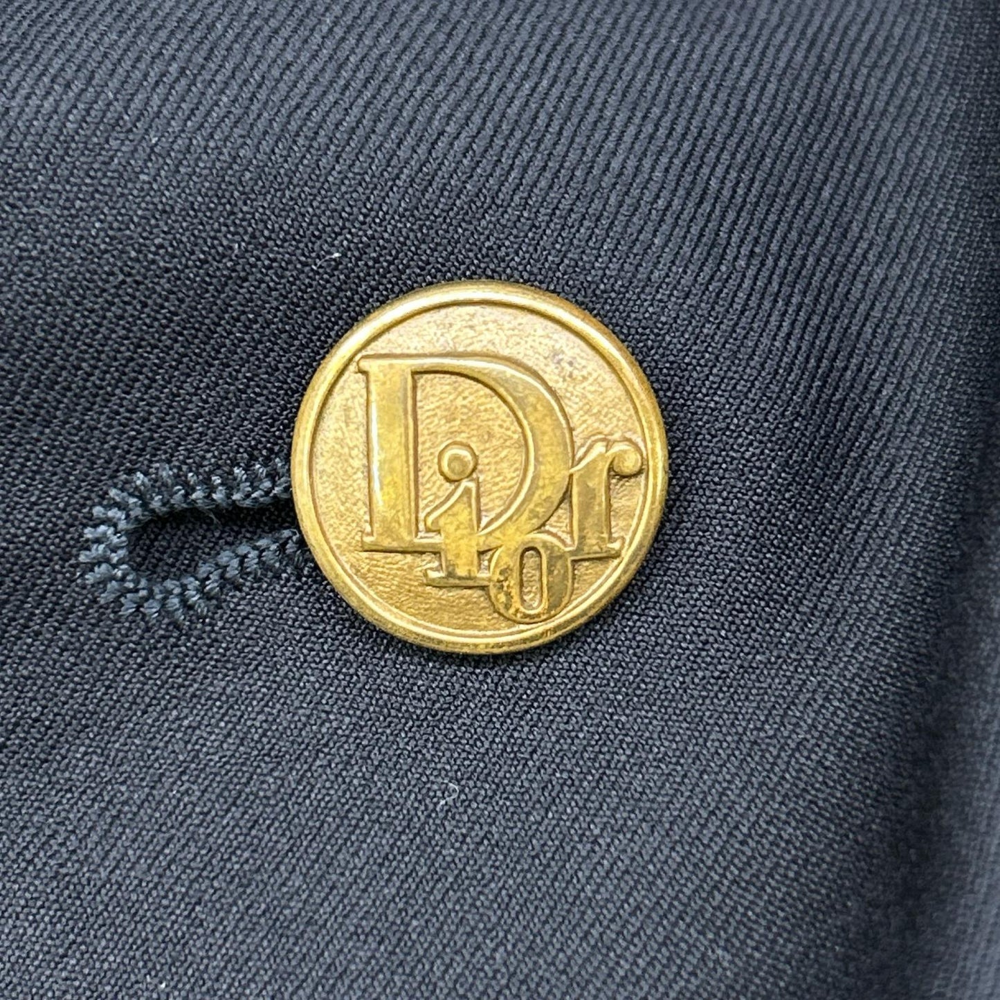 Black Gold Button Tailored Jacket for Men