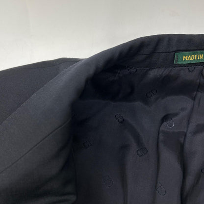 Black Gold Button Tailored Jacket for Men