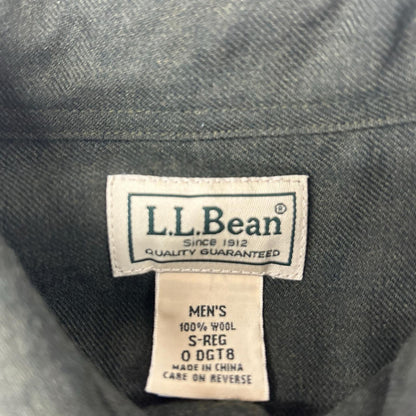 LLBean エルエルビーン 90's グリーン ウール 長袖 カラーシャツ トップス