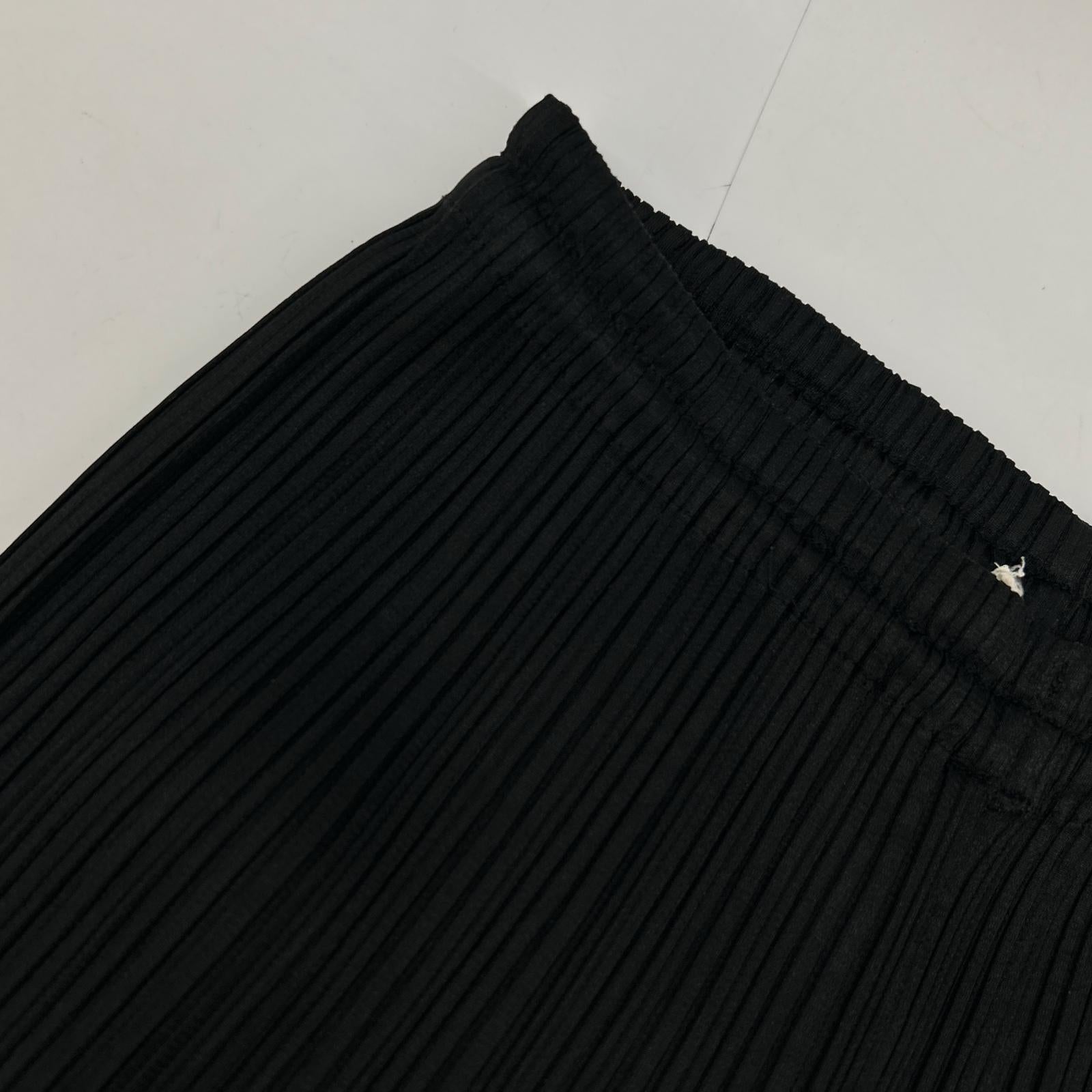 PLEATS PLEASE プリーツプリーズ PP04-JF609 ブラック プリーツパンツ ボトムス
