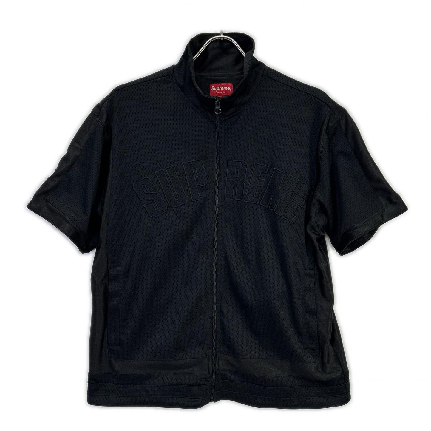 Black Arch Logo Mesh Zip Jacket Jacket S Men's