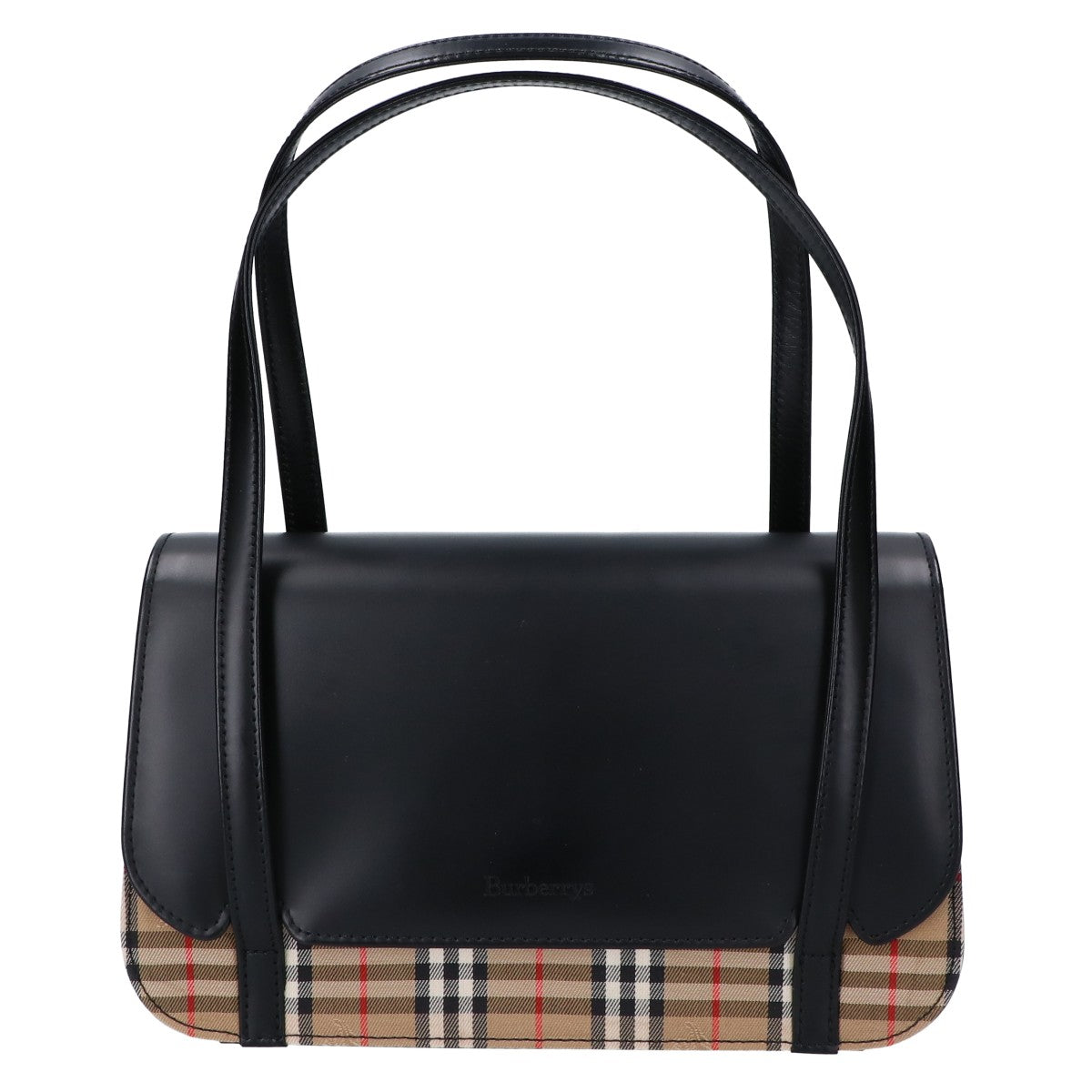 Burberry's バーバリーズ 【美品】ノヴァチェック キャンバスxレザー