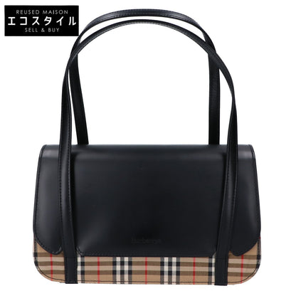 Burberry's バーバリーズ 【美品】ノヴァチェック キャンバスｘレザー ハンドバッグ