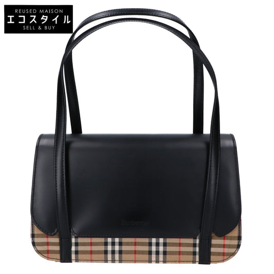 Burberry's バーバリーズ 【美品】ノヴァチェック キャンバスｘレザー ハンドバッグ
