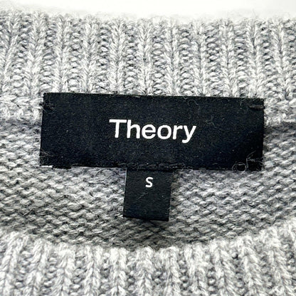 Theory セオリー 01-4301712-023-902 24年製 グレー カシミヤ混 クルーネックセーター トップス