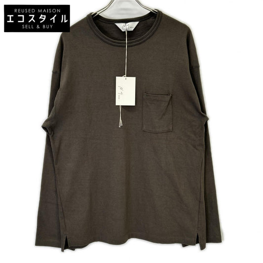ANCELLM アンセルム F.BLACK T46C/R CREW NECK LS T-SHIRT トップス