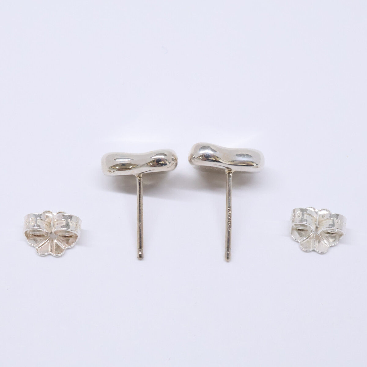 美品 925 ｶｰﾌﾞﾄﾞﾊｰﾄ ピアス レディース