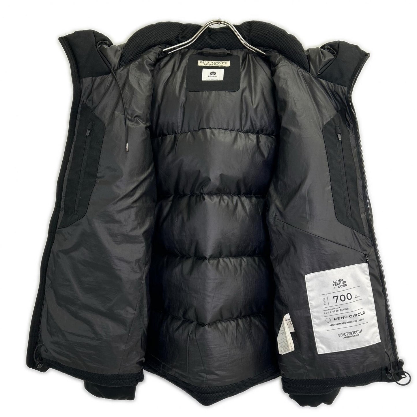 Black Komatsu Matere Down Jacket M Men's