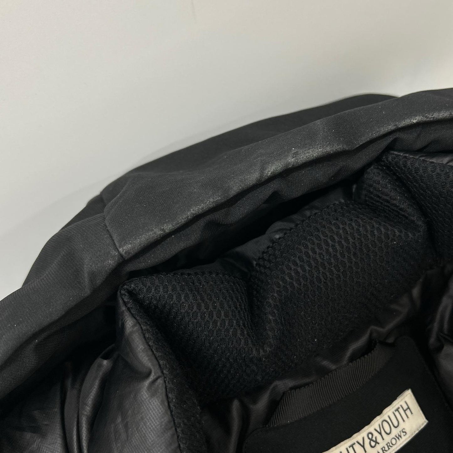 Black Komatsu Matere Down Jacket M Men's