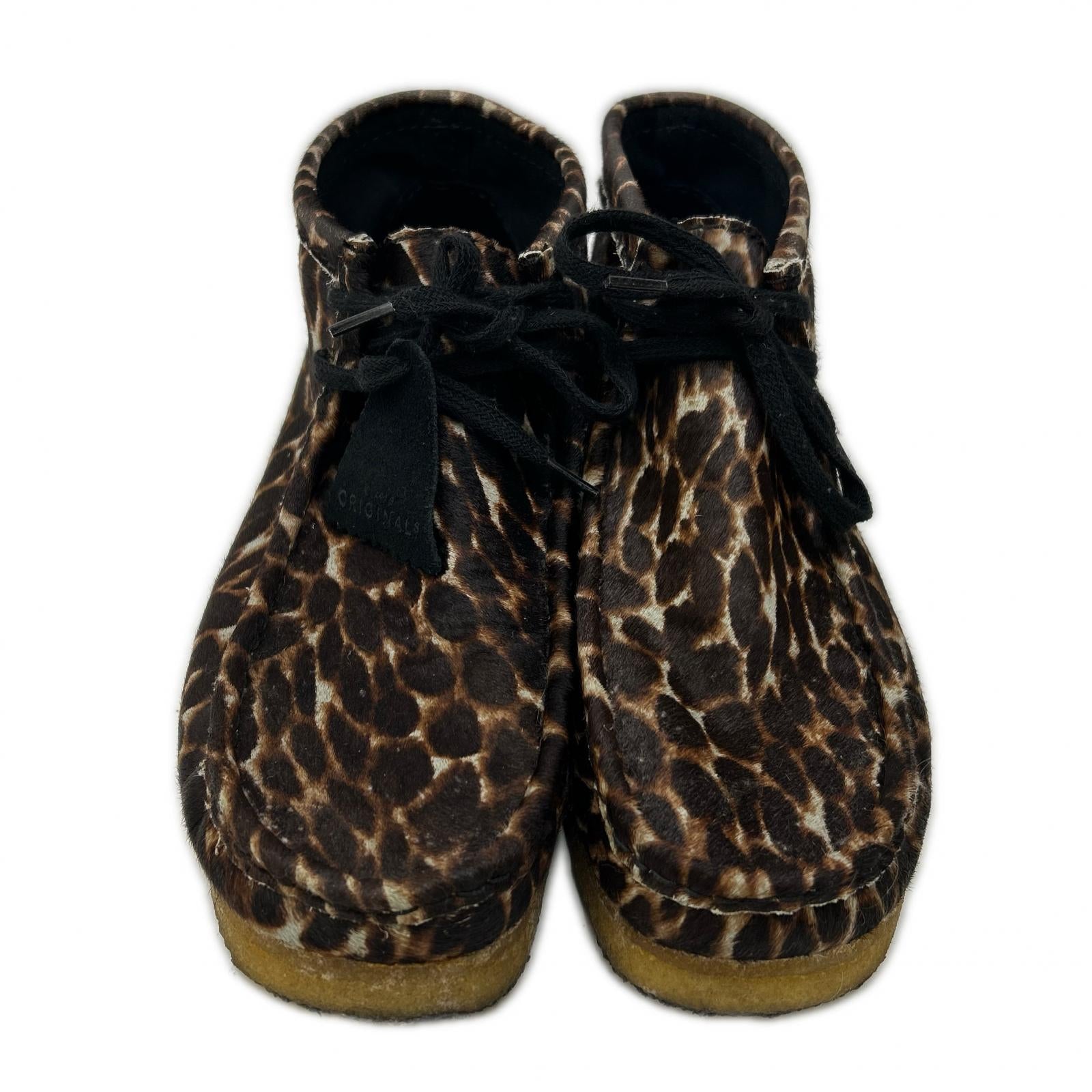 Clarks 其乐 61163373 豹纹 马毛袋鼠靴 短靴