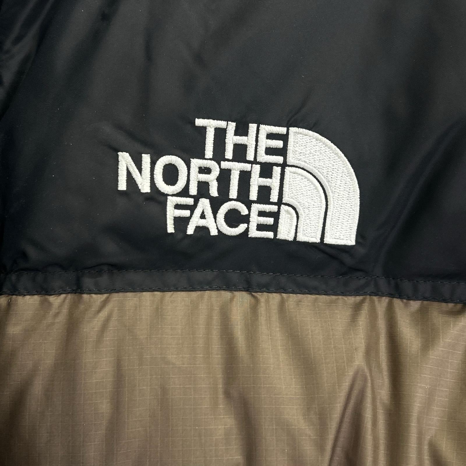 NJ1DR65D BROWN X BLACK 1996 RETRO NUPTSE DOWN JACKET L100 MEN'S