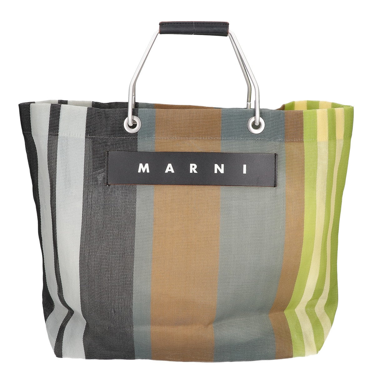 MARNI マルニ フラワーカフェ ストライプ トートバッグ
