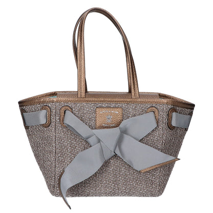 A.D.M.J. Accessoires De Mademoiselle ADMJ 【美品】22SC030505 ツイード コンクルージョン リボン トートバッグ