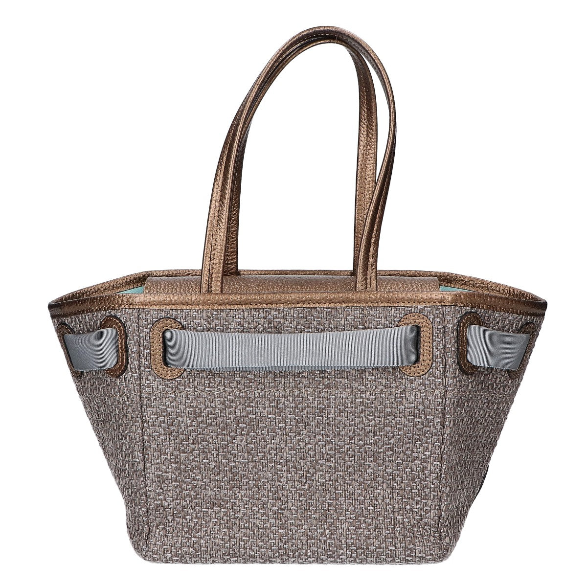 A.D.M.J. Accessoires De Mademoiselle ADMJ 【美品】22SC030505 ツイード コンクルージョン リボン トートバッグ