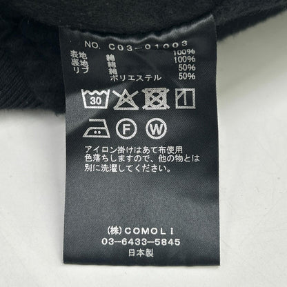 COMOLI コモリ 25AW C03-01003 ブラック 13.5oz ブラックデニム ジップ パーカージャケット ジャケット