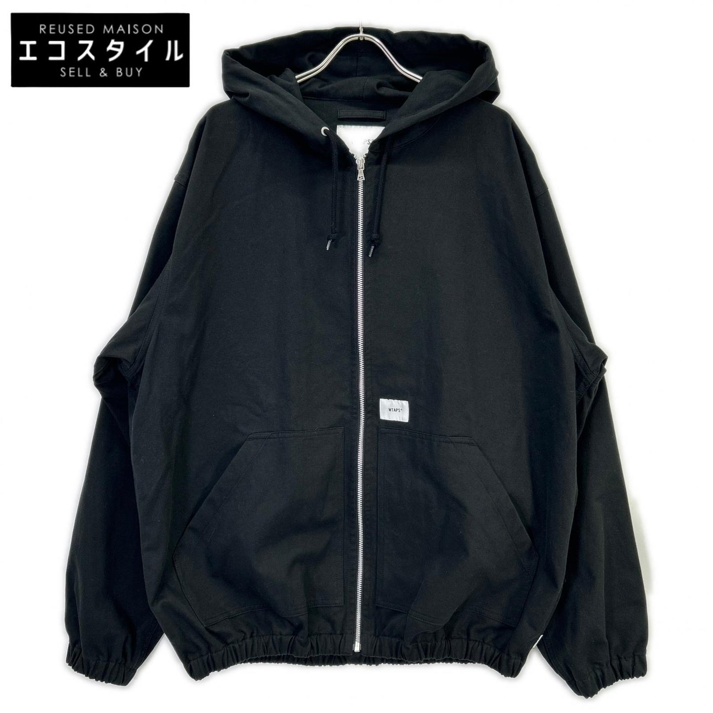 24AW 242WVDT-JKM01 BLACK D00M/JACKET/COTTON.TWILL HOODED JACKET X04 Men's