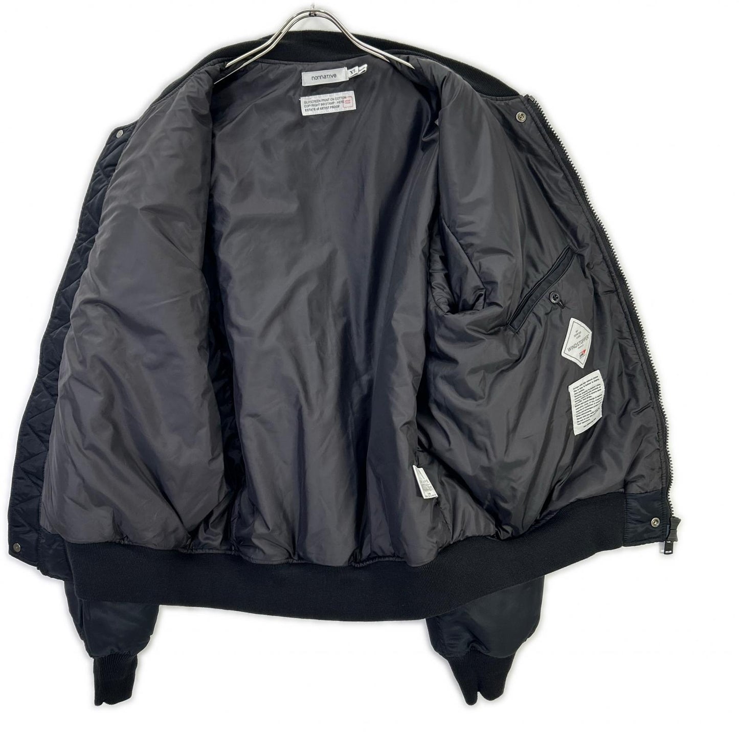 ×ARTIST PROOF&FRGMT 24AW Black Puff Blouson GORE-TEX WINDSTOPPER Jacket XL Men's