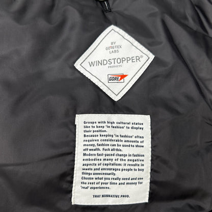 ×ARTIST PROOF&FRGMT 24AW Black Puff Blouson GORE-TEX WINDSTOPPER Jacket XL Men's