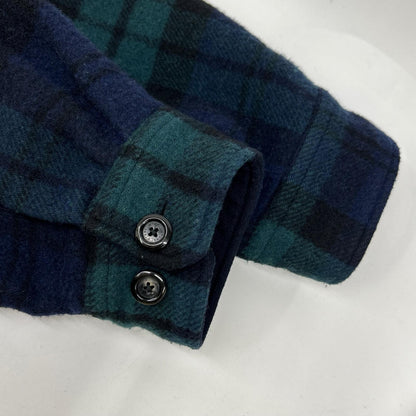 (W)TAPS Double Taps 242WVDT-JKM04 green-toned WOPL melton textile shirt jacket