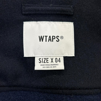 (W)TAPS Double Taps 242WVDT-JKM04 green-toned WOPL melton textile shirt jacket