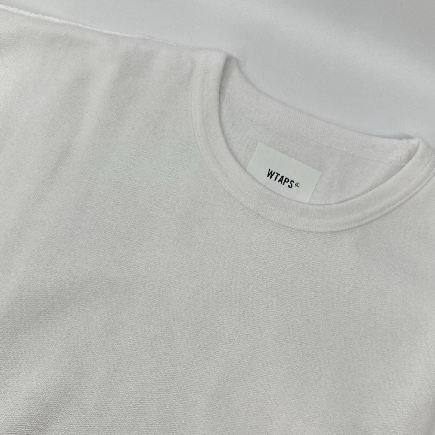 (W)TAPS ダブルタップス 251ATDT-CWM13 ホワイト リムコットン 半袖Tシャツ トップス