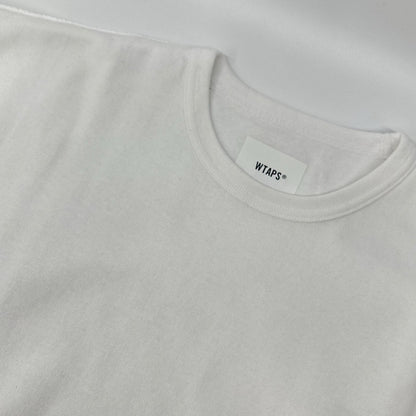 (W)TAPS ダブルタップス 251ATDT-CWM13 ホワイト リムコットン 半袖Tシャツ トップス
