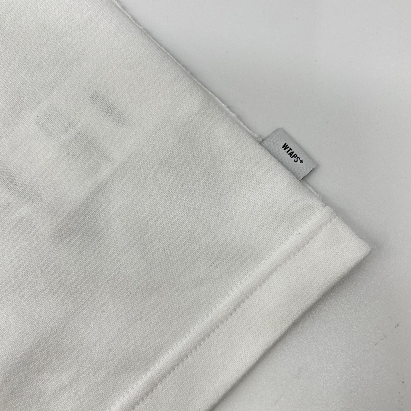 (W)TAPS ダブルタップス 251ATDT-CWM13 ホワイト リムコットン 半袖Tシャツ トップス