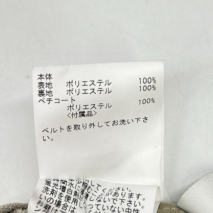 ﾍﾞｰｼﾞｭ ﾘﾈﾝ調ｵｯｸｽｼﾞﾚｽﾀｲﾙﾜﾝﾋﾟｰｽ ワンピース 36 レディース