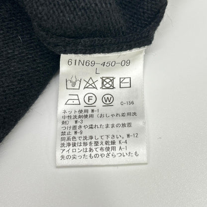LOVELESS ラブレス 61N69-450-09 ブラック ウール×ナイロン クラフトブロッキングニット トップス