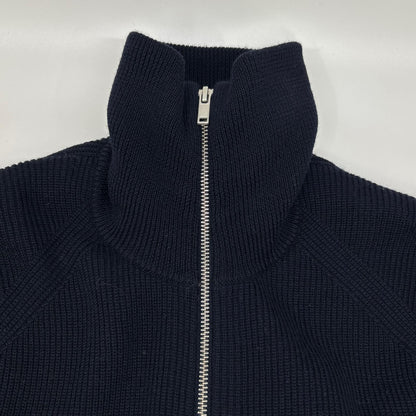 Theory セオリー ネイビー CASHWOOL RONZONS FZ ジップ ニット ジャケット トップス